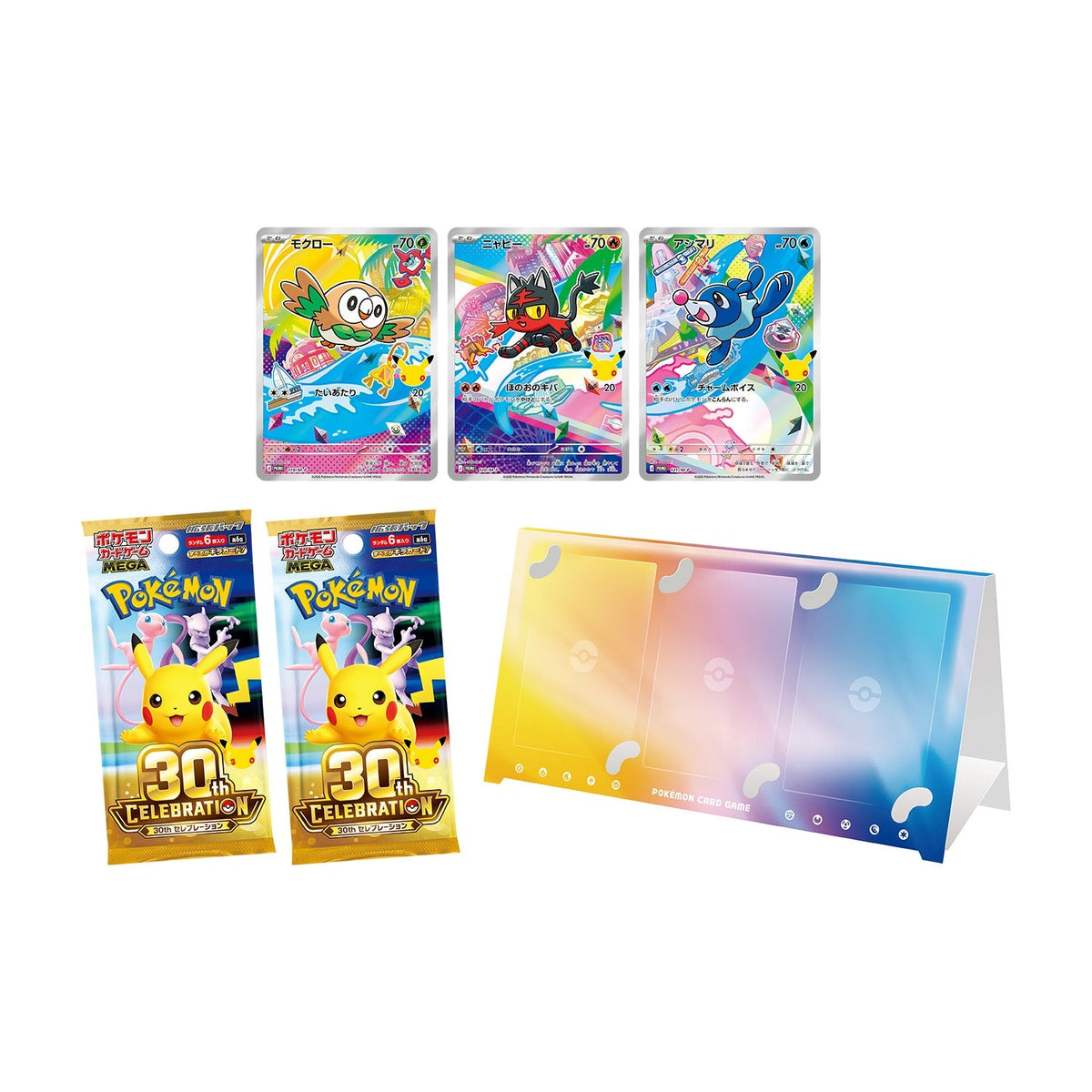 Pokémon TCG: MEGA 30th CELEBRATION Card Set (Set of 9 Types) (2026/10/16)