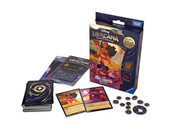 Disney Lorcana TCG: Japanese Starter Deck THE FIRST CHAPTER: THE STORY BEGINS Sapphire & Steel - NEW/Sealed (2025/01/25)