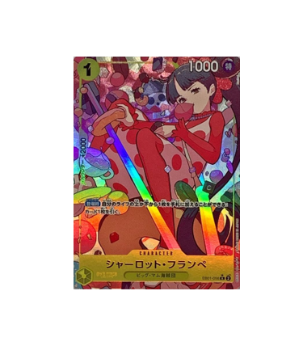 One Piece TCG: Charlotte Flampe R EB01-056 Parallel Memorial Collection