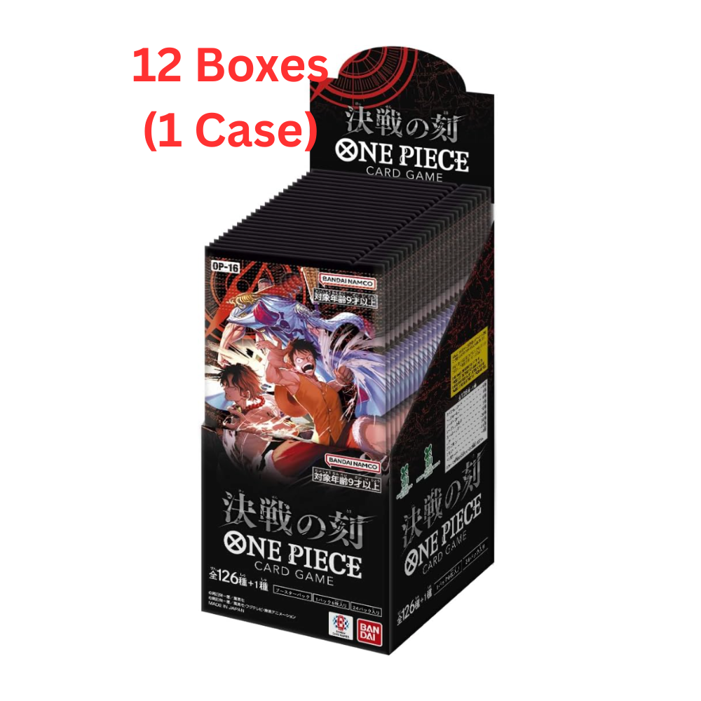 One Piece TCG: [Pre-order] (1 Case) The Time of Battle [OP-16] BOX
