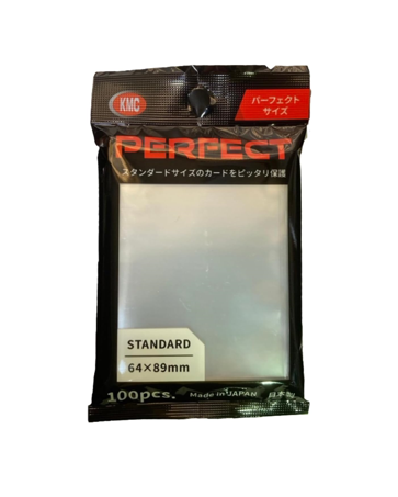 KMC Perfect Fit Size Card 100 Sheets x 30pcs Sleeves Standard 64x89 mm Made In Japan
