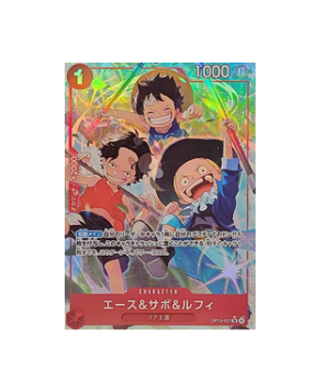One Piece TCG: Ace & Sabo & Luffy (Alt Art) OP13-007 SR Carrying on His Will