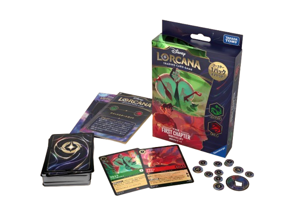 Disney Lorcana TCG: Japanese Starter Deck THE FIRST CHAPTER: THE STORY BEGINS Amber & Amethyst - NEW/Sealed (2025/01/25)