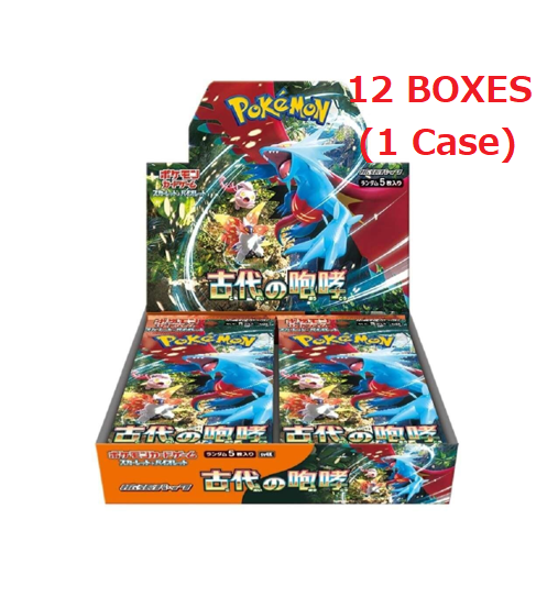 Pokémon TCG: (1 Case) Ancient Roar sv4K BOX - NEW/SEALED (2023/10/27)