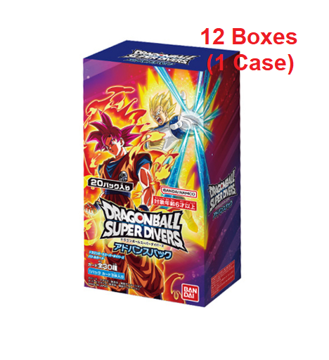 Dragon Ball TCG: (1 Case) Super Divers Advanced Pack BOX - NEW/Sealed Dragon Ball TCG: (1 Case) Super Divers Advanced Pack BOX - NEW/Sealed