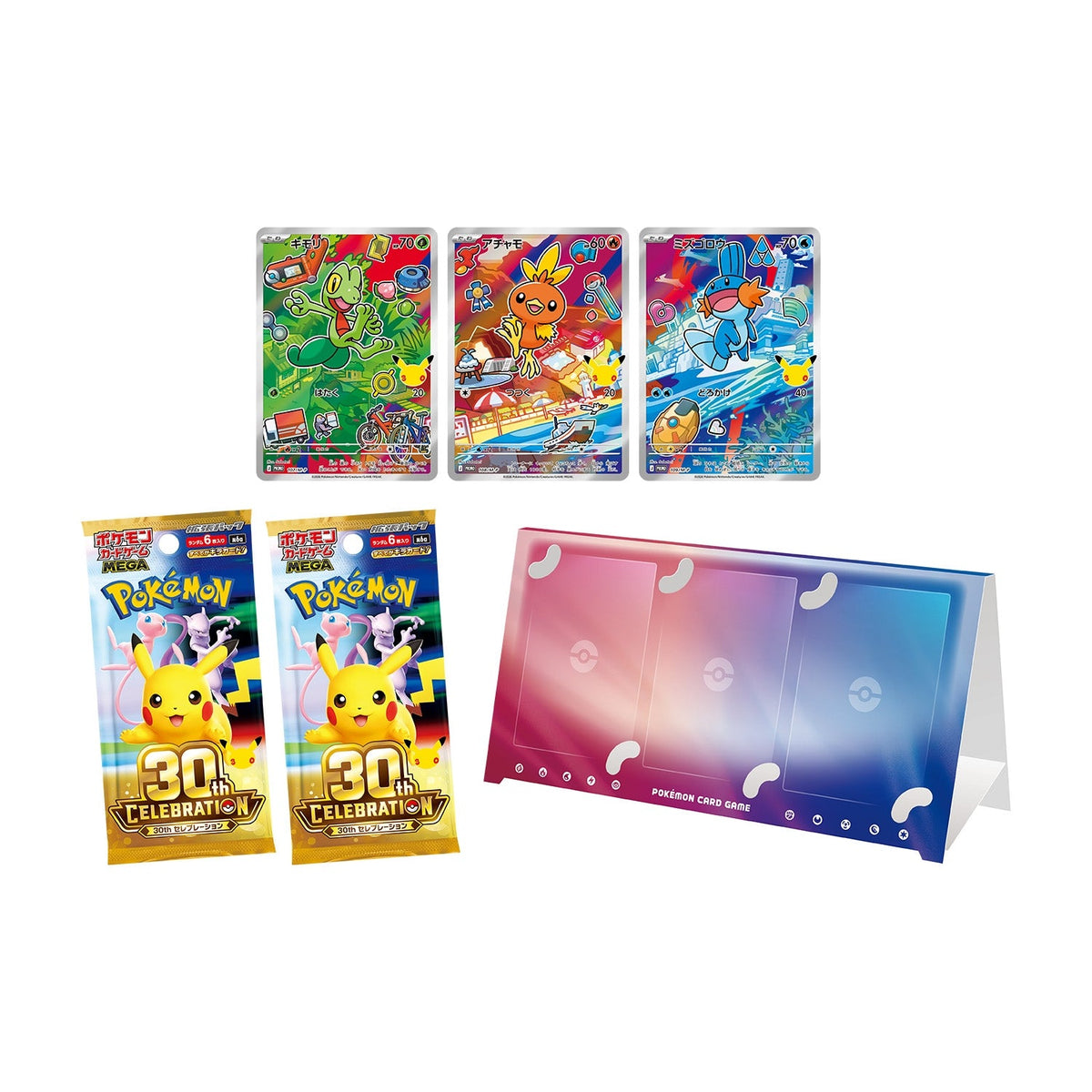 Pokémon TCG: MEGA 30th CELEBRATION Card Set (Set of 9 Types) (2026/10/16)