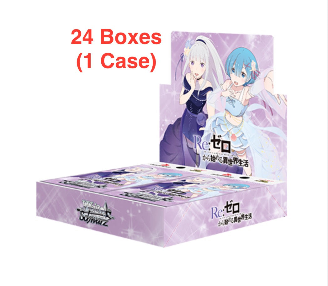 Weiss Schwarz TCG: (1 Case) Re:ZERO Starting Life in Another World Vol.3 BOX - NEW/Sealed (2024/11/22)