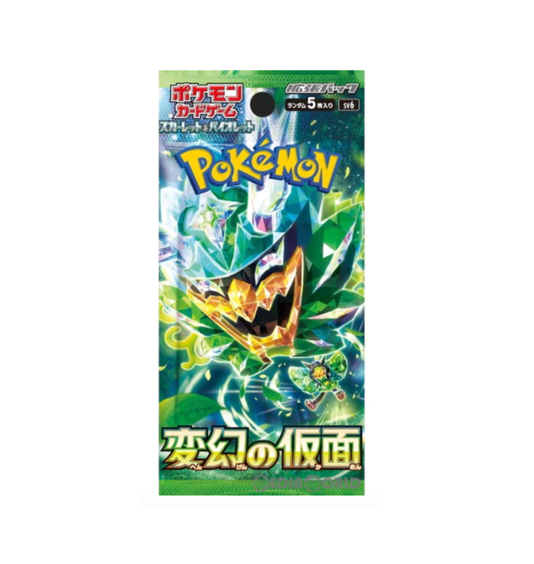 Pokémon TCG: [Reprint Pre-order] Mask of Change sv6 BOX - NEW/Sealed (2024/05~2024/06))