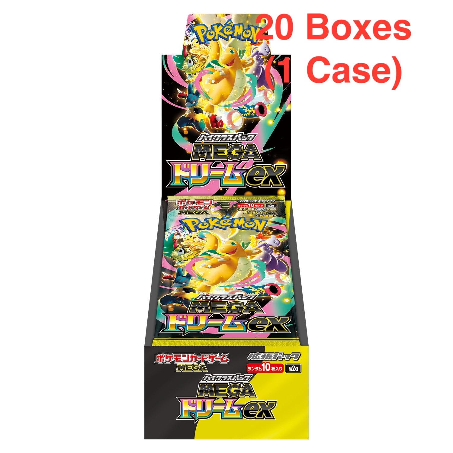 Pokémon TCG: (1 Case) High Class Pack MEGA Dream M2a BOX - NEW/Sealed (2025/11/28)