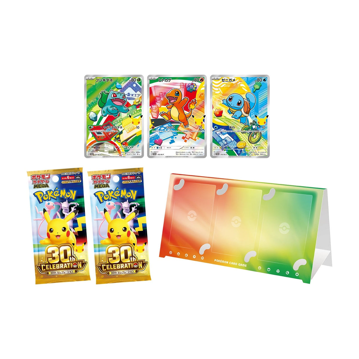 Pokémon TCG: MEGA 30th CELEBRATION Card Set (Set of 9 Types) (2026/10/16)