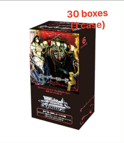 Weiss Schwarz TCG: (1 Case) Premium Booster Original OverlordBOX - NEW/Sealed (2025/11/28))