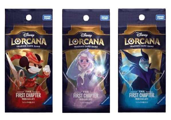 Disney Lorcana TCG: Japanese Booster Pack THE FIRST CHAPTER: THE STORY BEGINS - NEW /Sealed (2025/01/25)