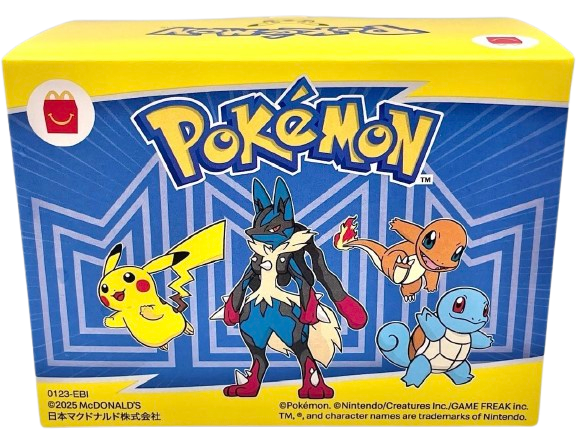 Pokémon TCG: McDonalds Japan Happy Meal Toy Set of Figures (2025/08/
