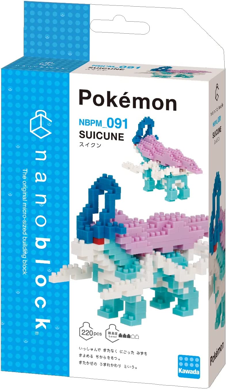 NBPM_091 Nanoblock Pokemon Suicune