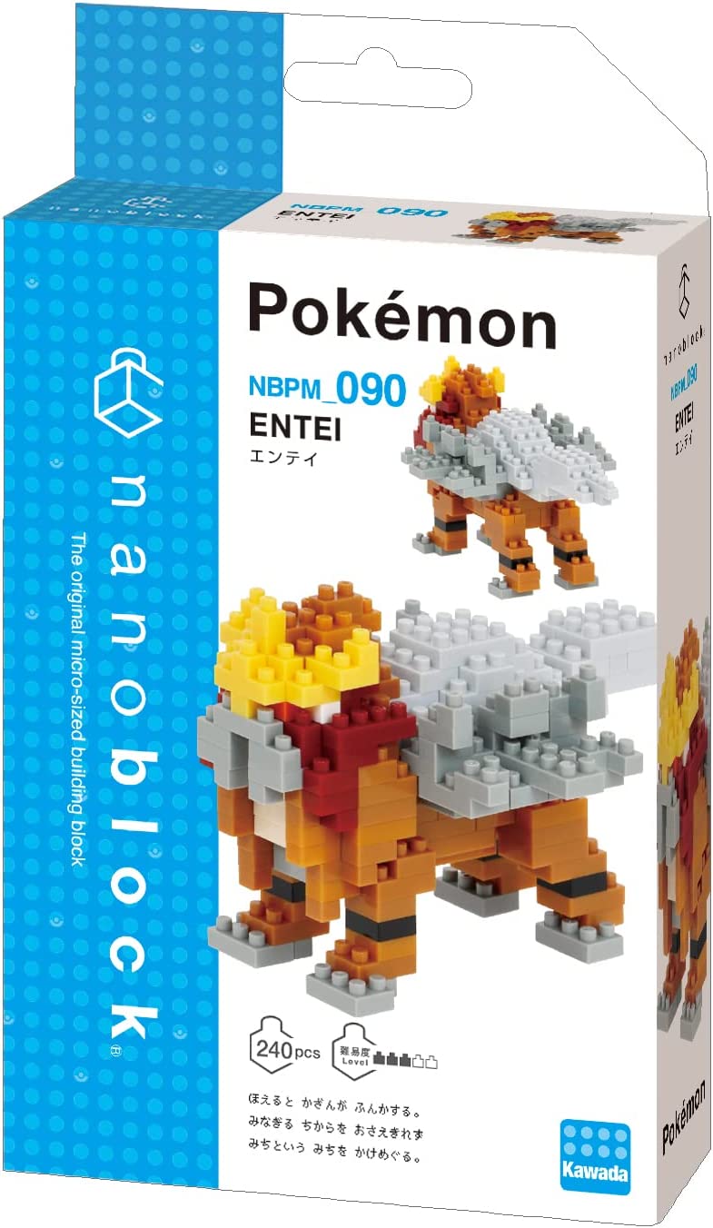 NBPM_090 Nanoblock Pokemon Entei