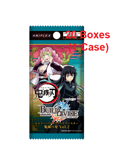 Build Divide TCG: (1 Case-20 BOXES) Tie-up Booster Demon Slayer Vol.2 BOX - NEW