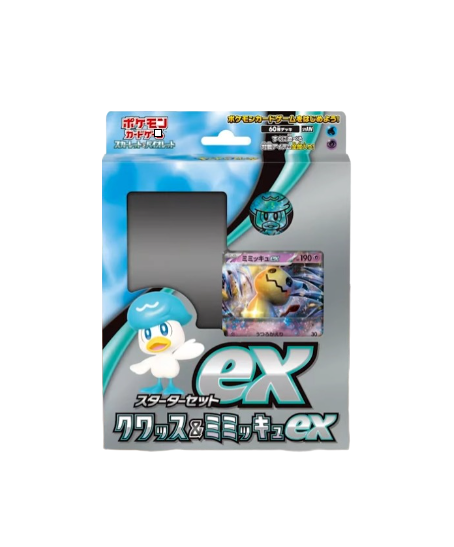 Pokemon Card Game Scarlet & Violet Quaxly & Mimikyu ex Starter Set ex
