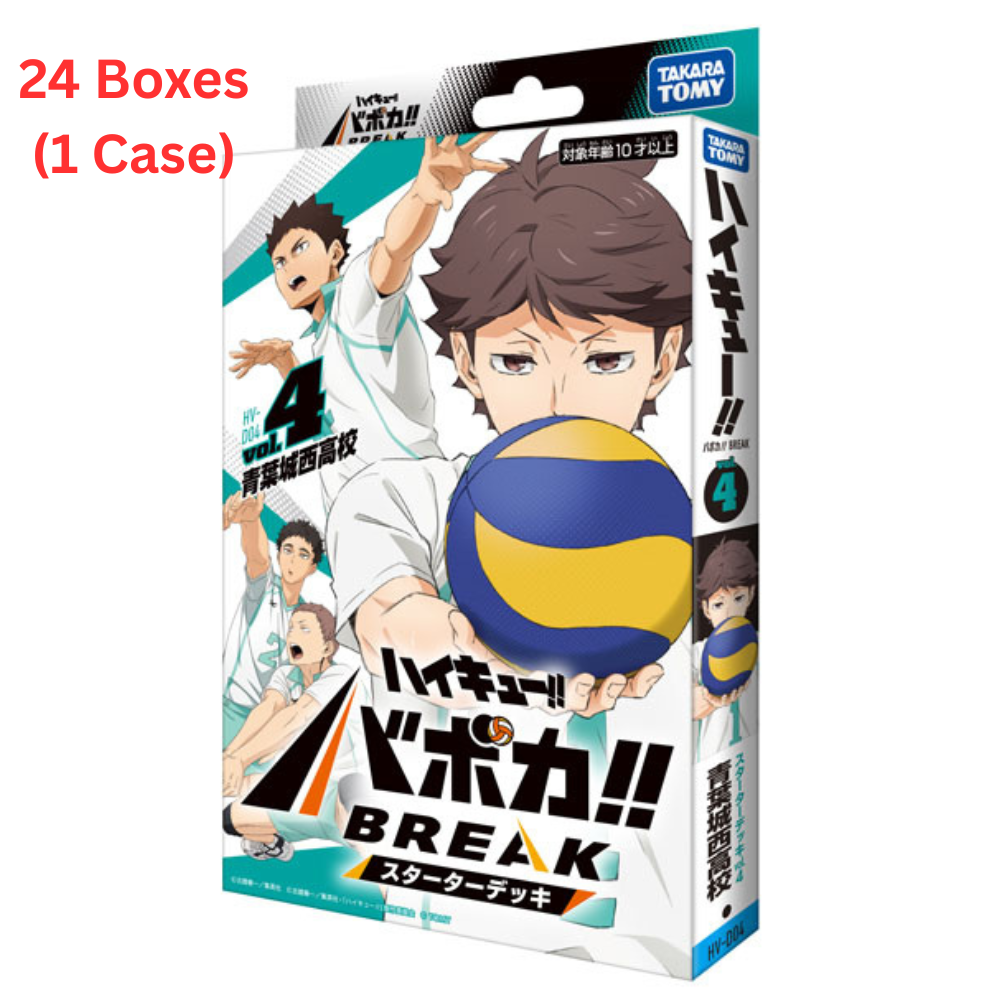 Haikyu!! Vobaca!! BREAK:[Pre-Orders](1 Case) Aoba Johsai High School Starter Deck - Japanese - NEW/Sealed (2026/10/24)