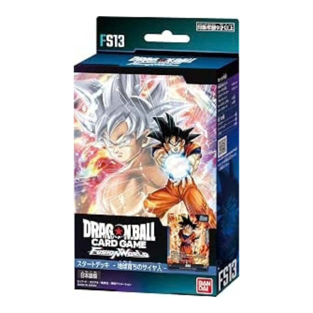 Dragon Ball Super Card Game Fusion World:[Pre-Orders] Saiyan Raised On Earth [FS13] Starter Deck - Japanese - NEW/Sealed (2026/12/12)