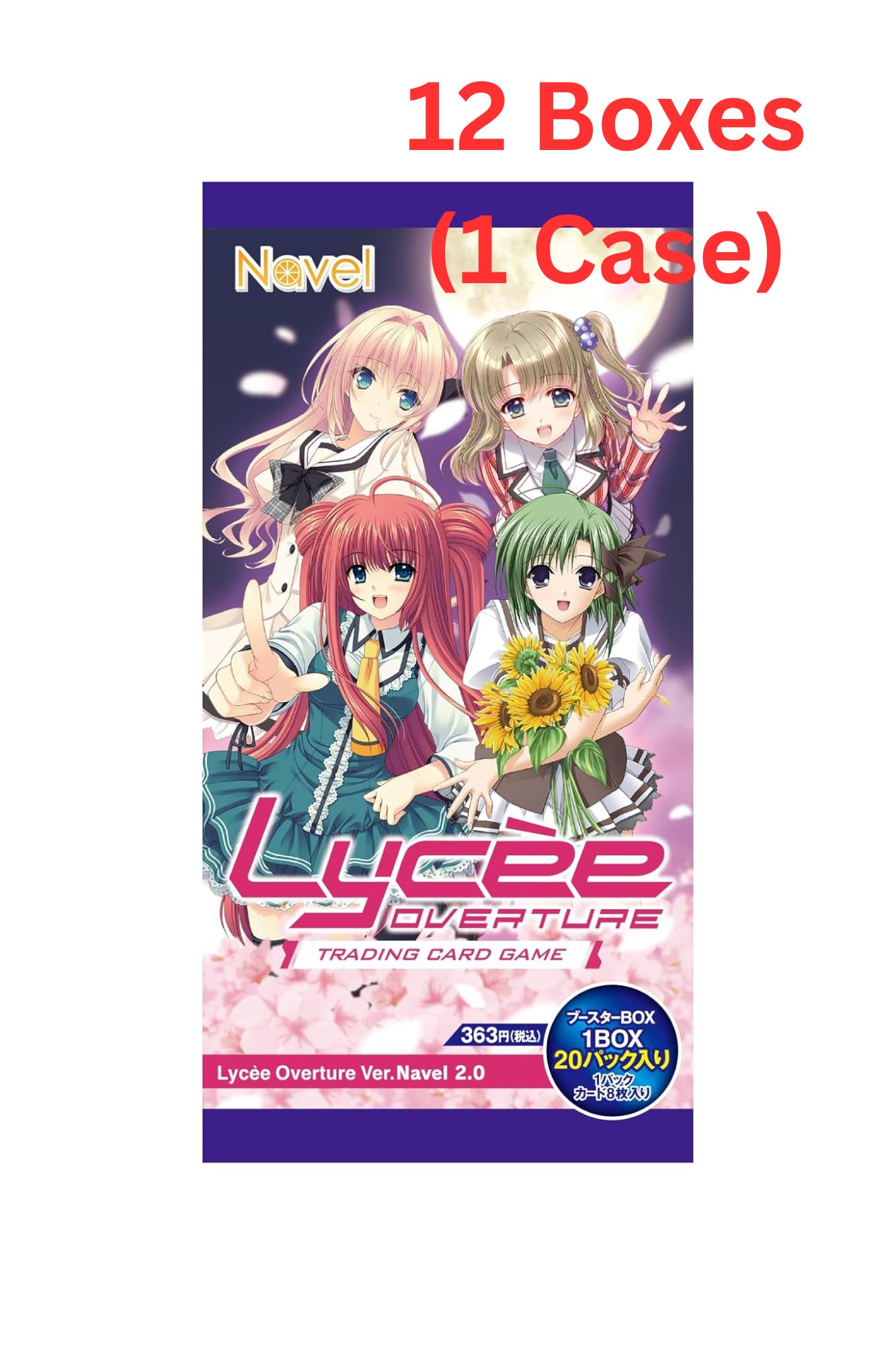 Lycee Overture TCG: [Pre-order] (1 Case) Ver.Navel 2.0 BOX - NEW/Sealed (2025/05/30)