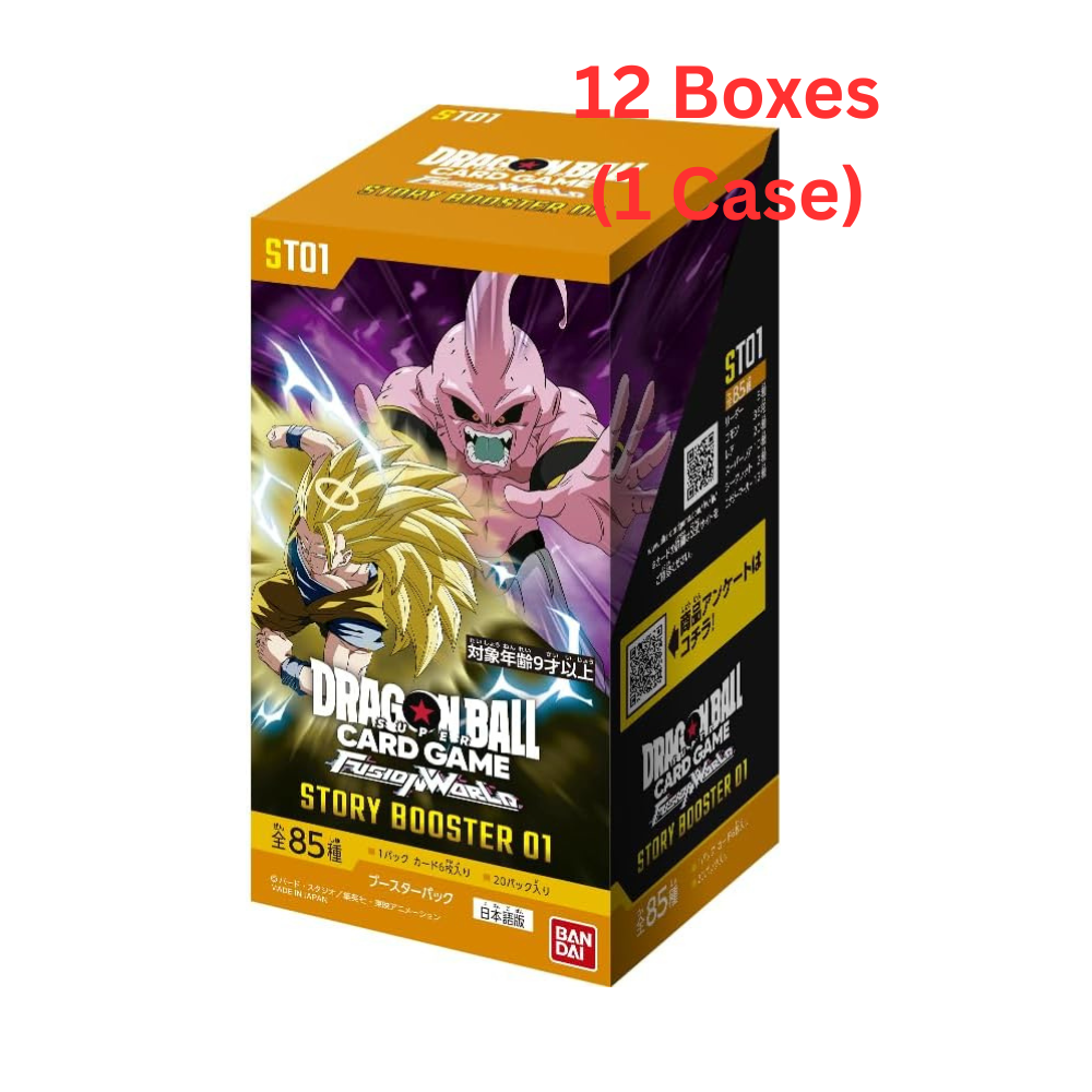 Dragon Ball Super TCG: (1 Case) FUSION WORLD Booster Pack STORY BOOSTER 01 [ST01] BOX - NEW (2026/08/08)