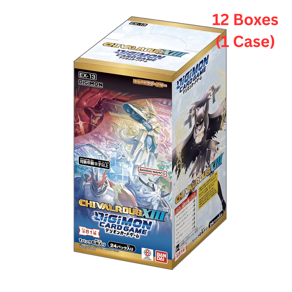 Digimon TCG: [Pre-order] (1 Case)Extra Booster CHIVALROUS XIII [EX-13]- NEW (2026/10/03)