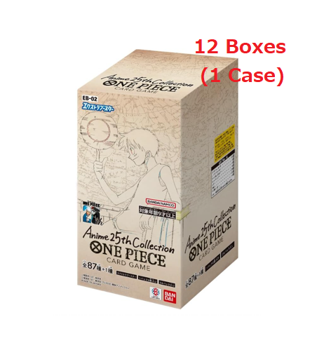 One Piece TCG: (1 Case) Extra Booster Anime25th Collection [EB-02] BOX - NEW(2025/01/25)