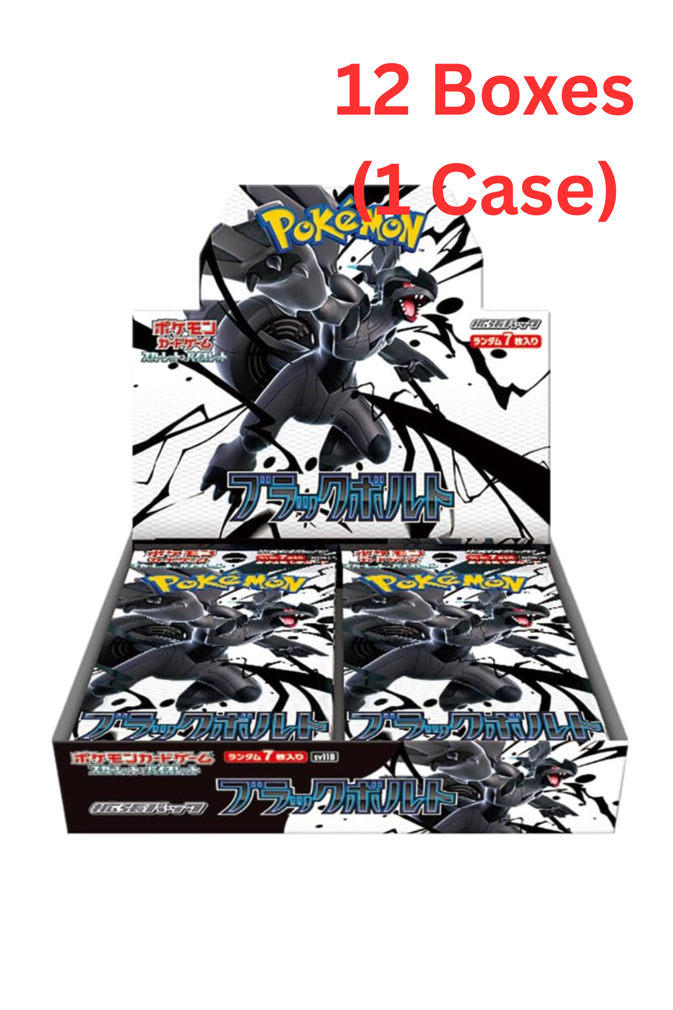Pokémon TCG: [Pre-order] (1 Case) Black Bolt sv11B BOX - NEW/Sealed (2025/06/06)