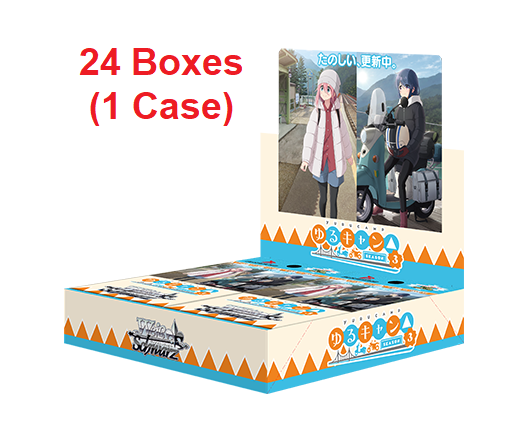 Weiss Schwarz TCG: [Pre-order] (Case) Yurucamp Season 3 BOX - NEW/Sealed (2024/11/08)