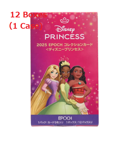 (1 Case) 2025 EPOCH Collection Card Disney Princess BOX - NEW/Sealed (2025/03/15)