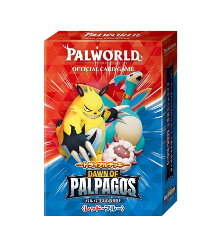 PALWORLD OFFICIAL CARD GAME:  Trial Deck Dawn of Palpagos Red/Blue - NEW (2026/07/30)