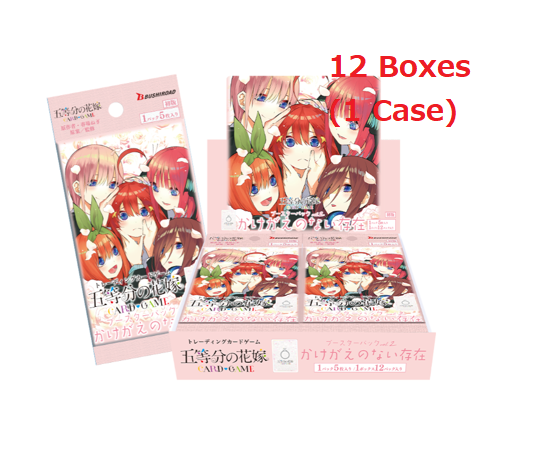 [Pre-order] (1 Case) The Quintessential Quintuplets Card Game Booster Pack Vol.2 Irreplaceable Being BOX - NEW (2025/01/24)