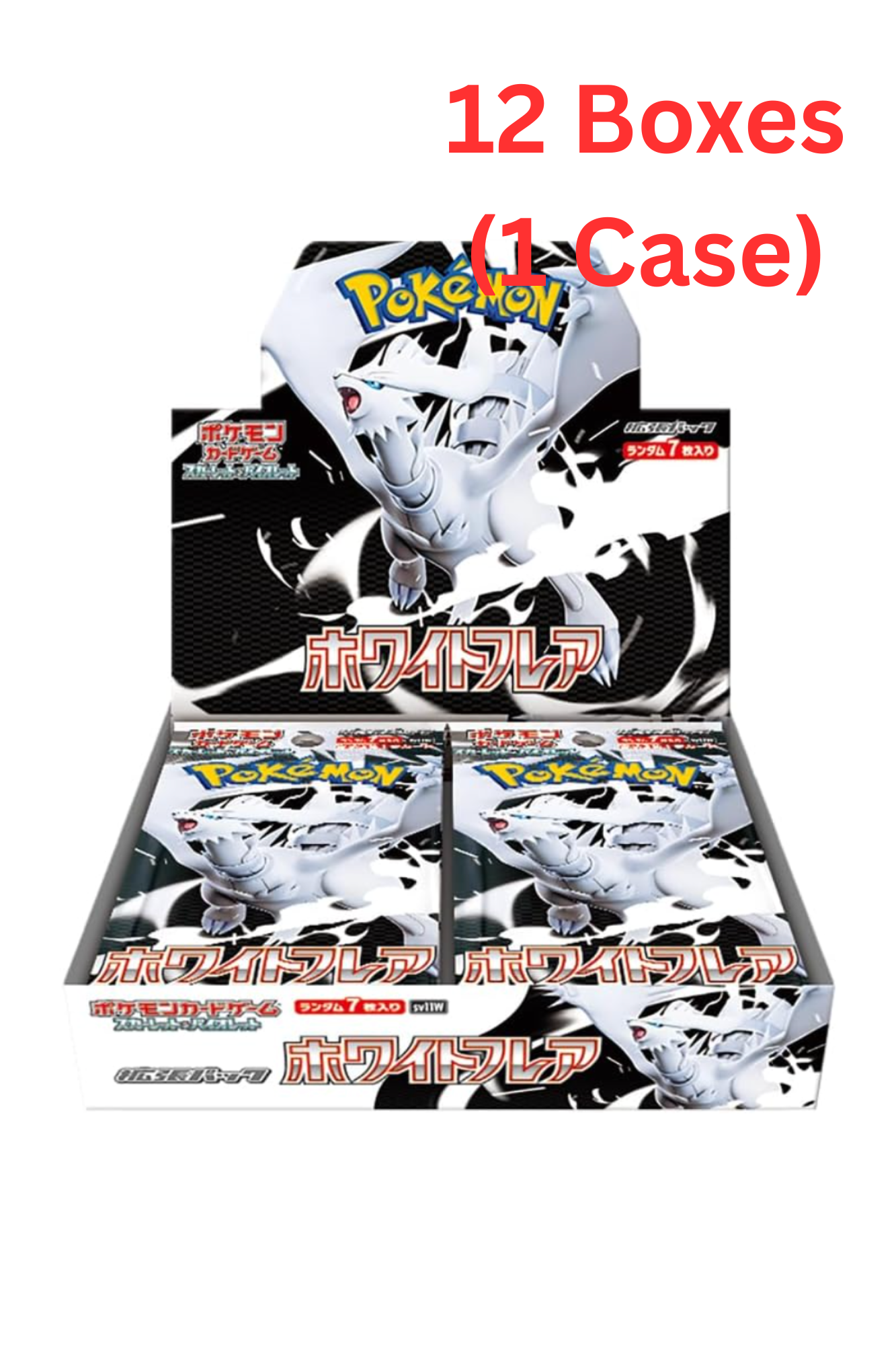 Pokémon TCG: [Pre-order] (1 Case) White Flare sv11W BOX - NEW/Sealed (2025/06/06)