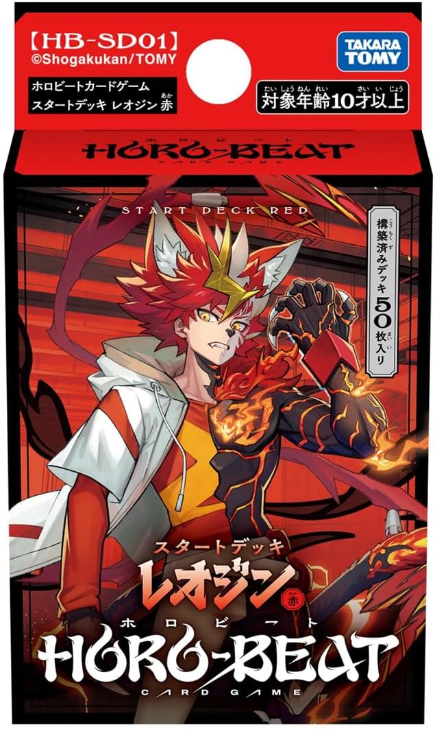 Holobeat: [Pre-order]HB-SD01 Holobeat Card Game Starter Deck Leojin Red(2026/11/14)
