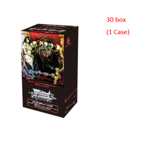 Weiss Schwarz TCG:[Pre-order]  (1 Case) Premium Booster Original OverlordBOX - NEW/Sealed (2025/11/28))