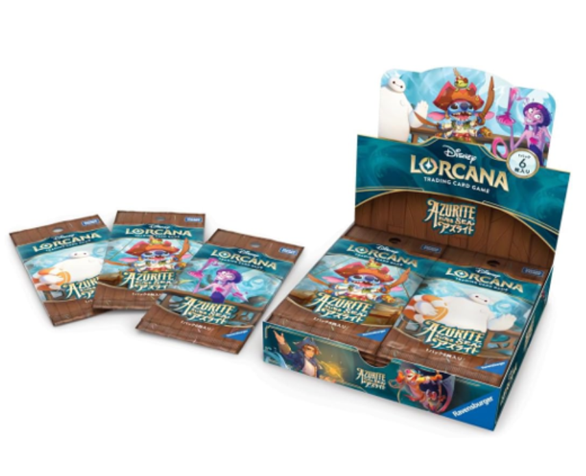 Disney Lorcana TCG: Trading Card Game Japanese Version Booster Pack Great Azurite Box- NEW/Sealed(2025/10/31)