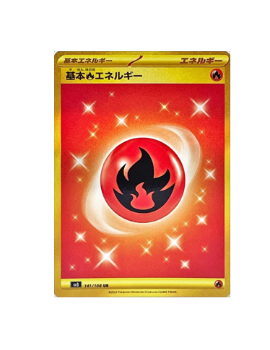 Pokémon TCG: Fire Energy UR 141/108 SV3 Ruler of the Black Flame- [RANK: S]