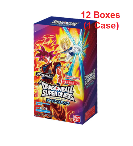 Dragon Ball TCG: (1 Case) Super Divers Advanced Pack BOX - NEW/Sealed (2024/12/07)