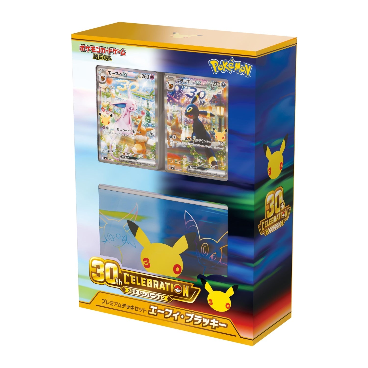 Pokémon TCG: [Pre-order] MEGA 30th CELEBRATION Premium Deck Set Espeon & Umbreon - NEW/Sealed (2026/09/16)
