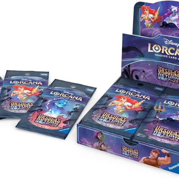 Disney Lorcana TCG: Japanese Booster Pack URSULA'S RETURN BOX - NEW/Se