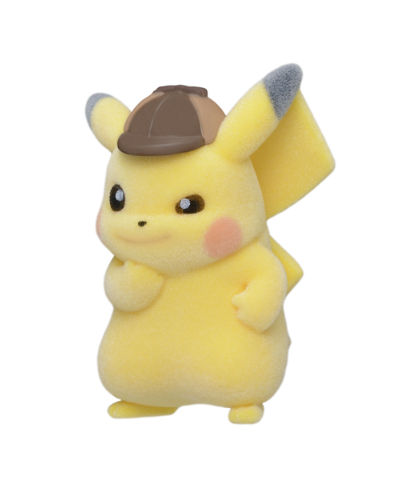 Detective Pikachu Fluffy Figure - NEW