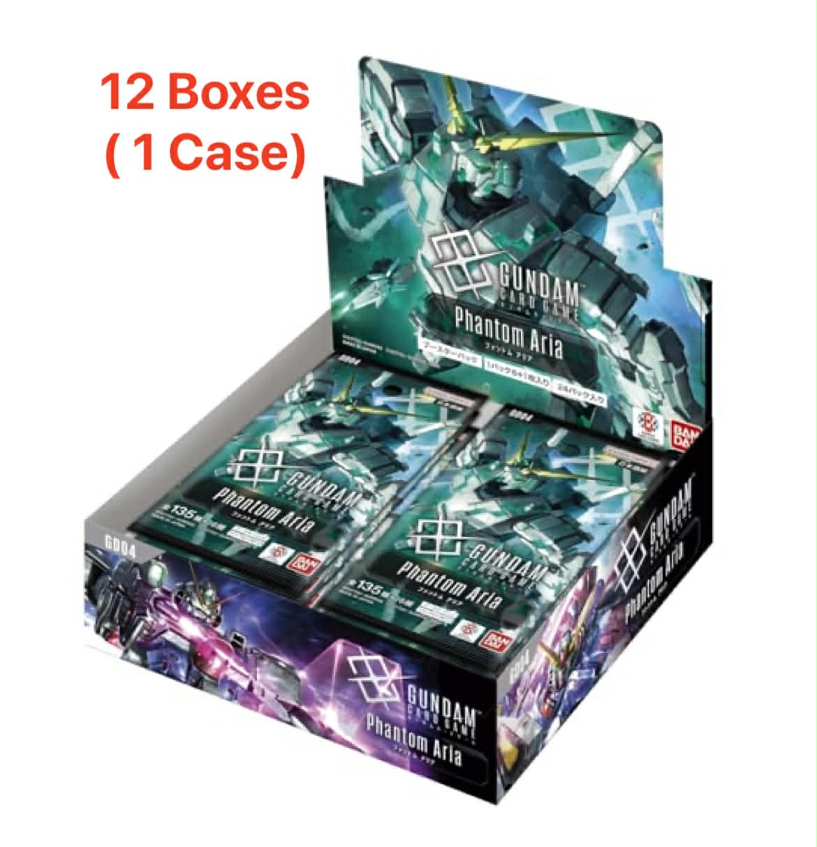 Gundam TCG: (1 Case)Gundam Card Game Booster Pack Phantom Aria [GD04] (BOX) (BOX)- NEW (2026/04/25)