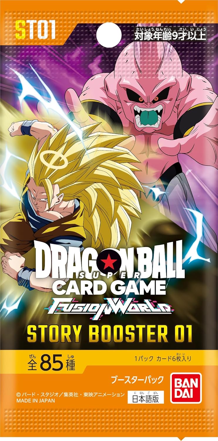 Dragon Ball Super TCG: (1 Case) FUSION WORLD Booster Pack STORY BOOSTER 01 [ST01] BOX - NEW (2026/08/08)