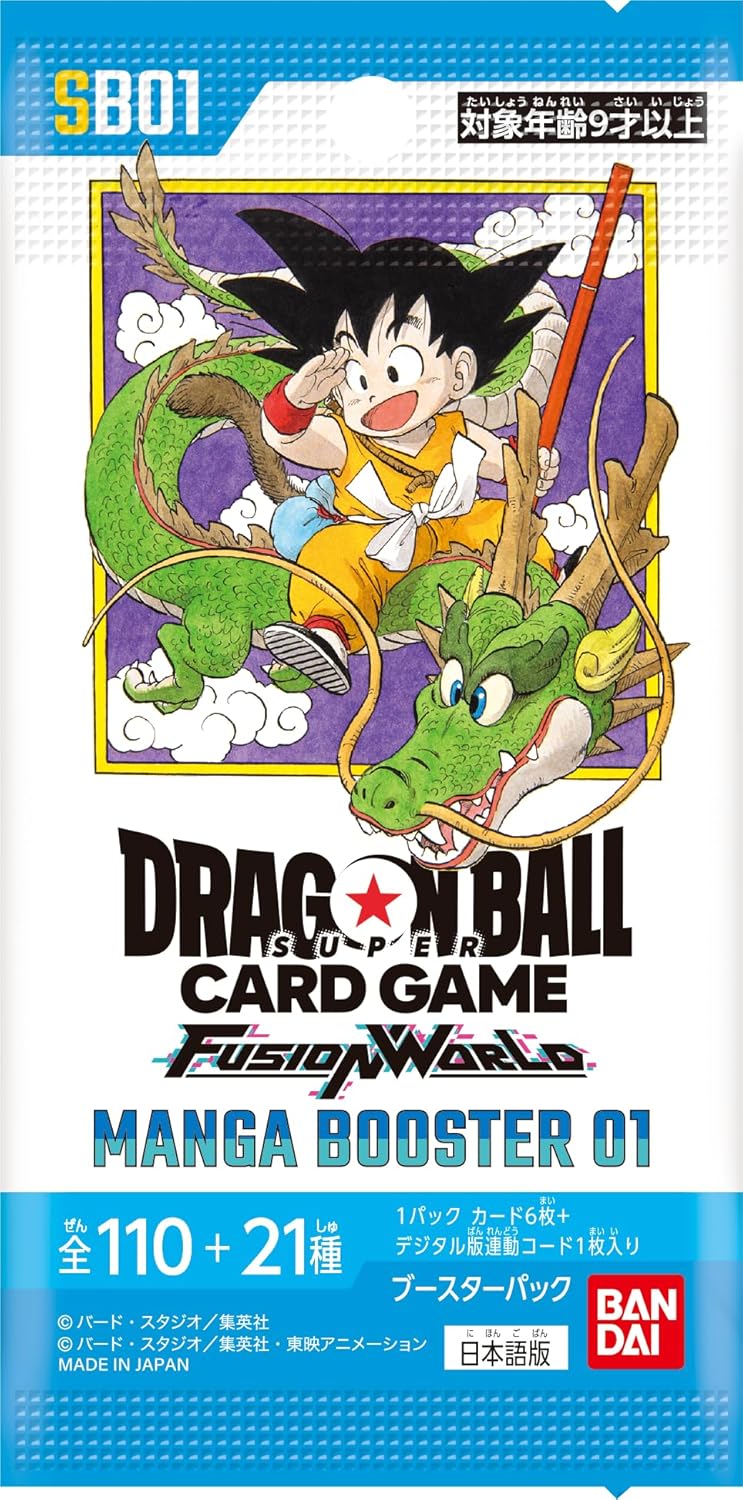 Dragon Ball Super TCG: [Pre-order] MANGA BOOSTER 01 [SB01] - NEW (2025/06/28)