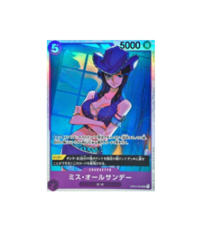 Ms. All Sunday OP04-064 Parallel SR Foil Card - One Piece CCG, Kingdoms Of Intrigue Set, Japanese