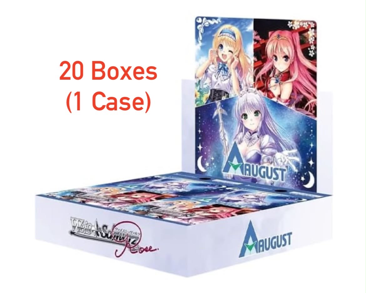Weiss Schwarz TCG: [Pre-order] (1 Case): August - Bushiroad (10 Packs)BOX- NEW/Sealed (2026/10/23)
