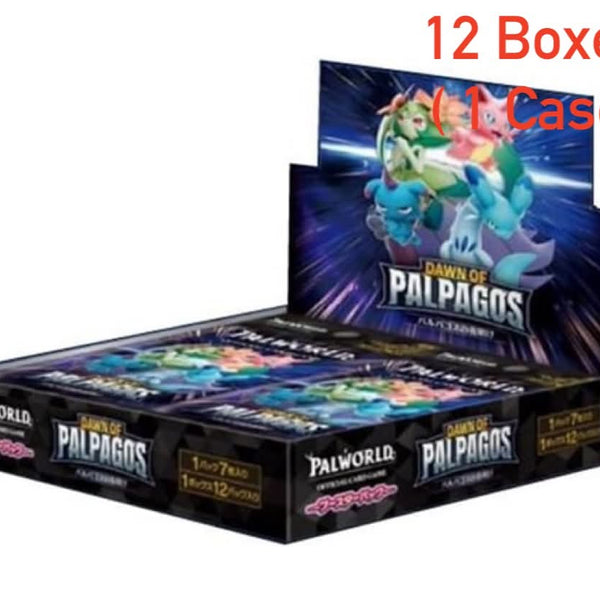 PALWORLD OFFICIAL CARD GAME: (1 Case) Dawn of Palpagos Vol.1 BOX - NEW