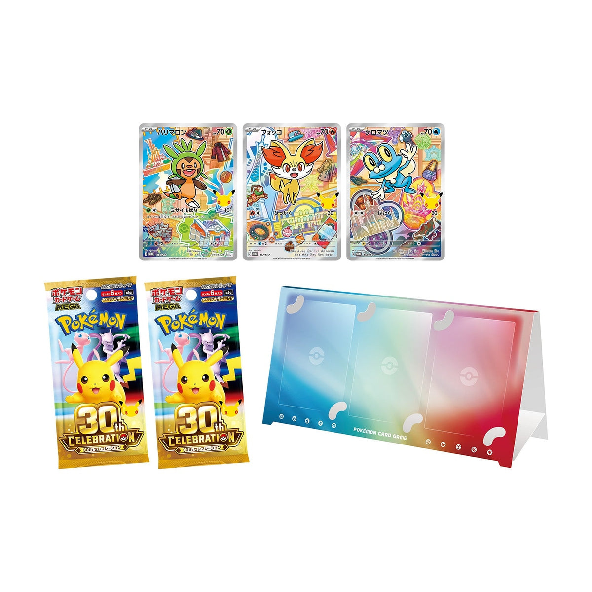 Pokémon TCG: [Pre-order] MEGA 30th CELEBRATION Card Set (Set of 9 Types) (2026/10/16)