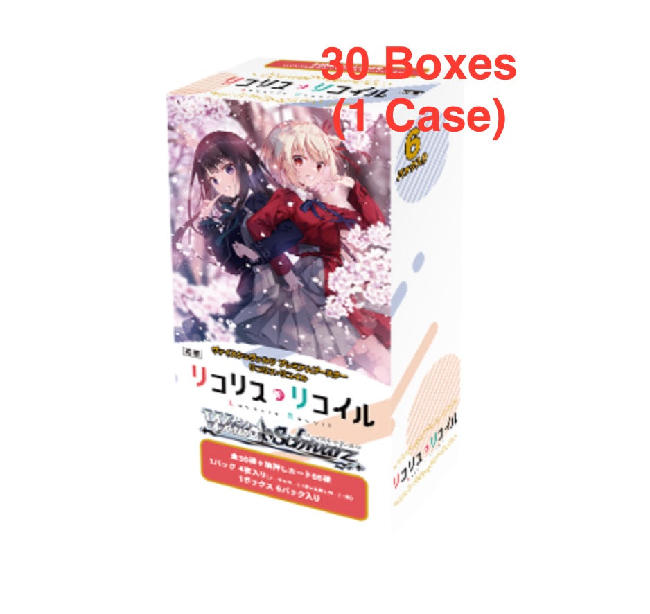 Weiss Schwarz TCG: (1 Case) Premium Booster Licorice Recoil BOX - NEW/Sealed (2024/11/15)