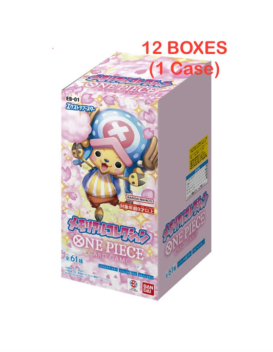 One Piece TCG: (1 Case) Extra Booster Memorial Collection [EB-01] BOX - NEW(2024/03/01)